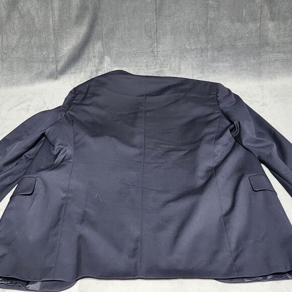 Hart Schaffner Marx Gold Trumpeter Two Button Blazer Men's 44R Blue Lined USA - Picture 5 of 12